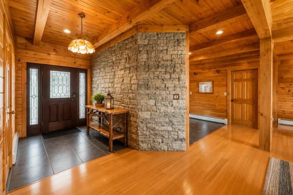 Timber & Stone Cabin w/Hot Tub & Amazing Views of Lake Henry - Image 3